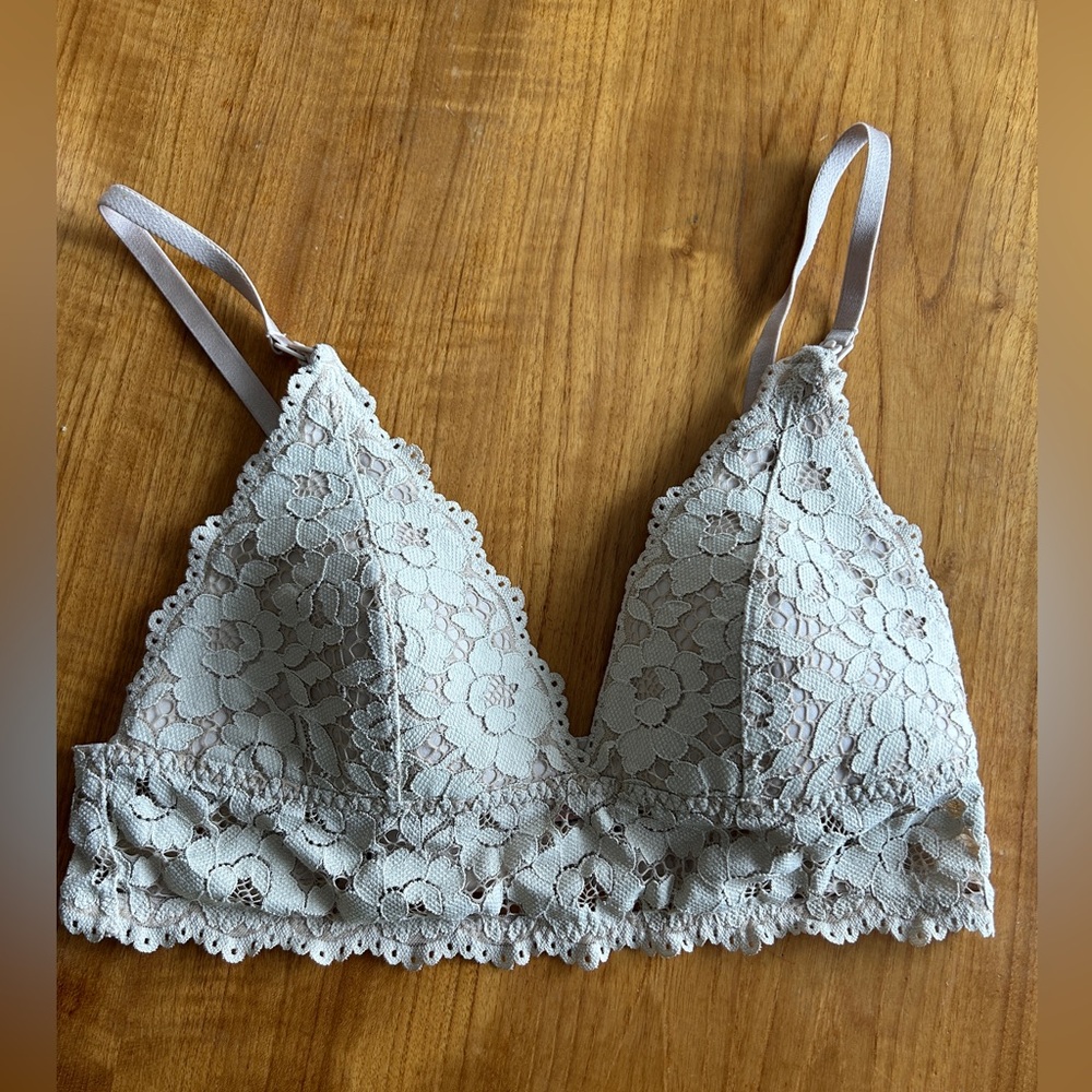 MOMANDA || Lace Plunge Nursing Bralette Size 36B